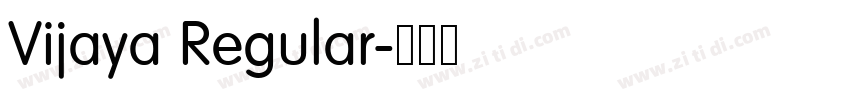Vijaya Regular字体转换